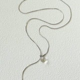 Adjustable Y - Shape Crystal Snake Chain Necklace - floysun
