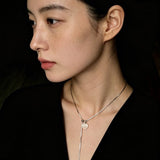 Adjustable Y - Shape Crystal Snake Chain Necklace - floysun