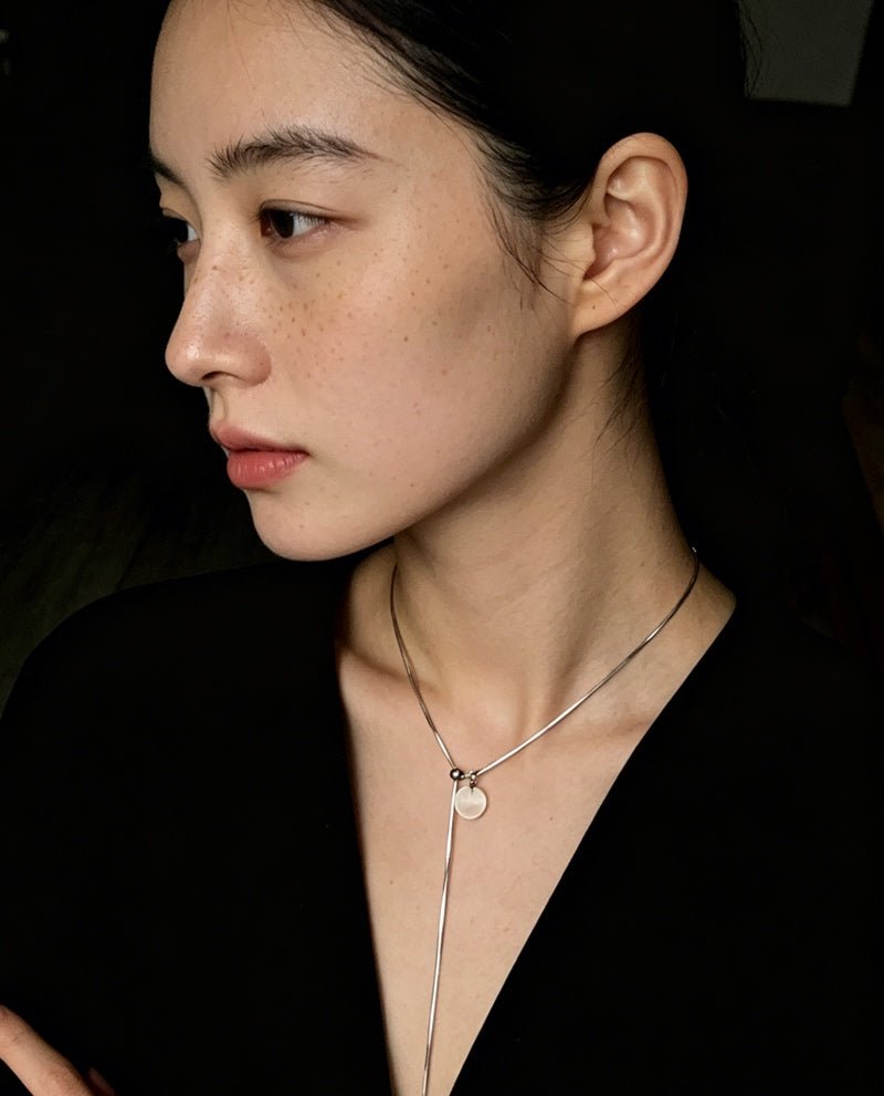 Adjustable Y - Shape Crystal Snake Chain Necklace - floysun