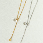 Adjustable Y - Shape Crystal Snake Chain Necklace - floysun