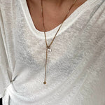 Adjustable Y - Shape Crystal Snake Chain Necklace - floysun