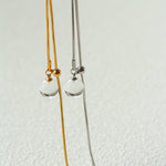 Adjustable Y - Shape Crystal Snake Chain Necklace - floysun