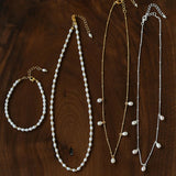 All-Match Layerable Rice Freshwater Pearl Bracelet - floysun