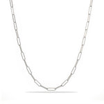 Alternating Bar Paperclip Chain Necklace - floysun