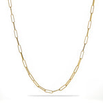 Alternating Bar Paperclip Chain Necklace - floysun