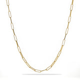 Alternating Bar Paperclip Chain Necklace - floysun
