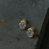 Ancient Greek Retro 925 Silver Coin Stud Earrings - Type B - floysun