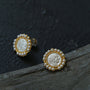 Ancient Greek Retro 925 Silver Coin Stud Earrings - Type C - floysun