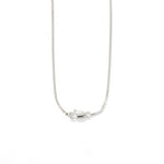 Angelite and Black Onyx Flower Bud Long Necklace - floysun