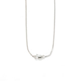 Angelite and Black Onyx Flower Bud Long Necklace - floysun
