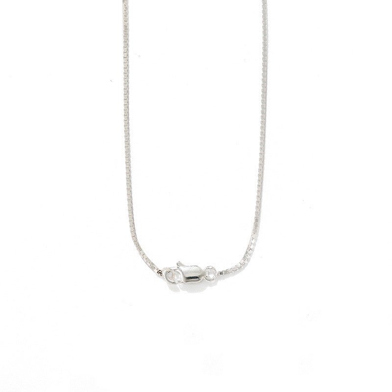 Angelite and Black Onyx Flower Bud Long Necklace - floysun