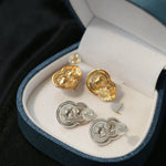 Angora Red Pearl Gourd Studs - floysun