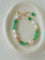 Aquamarine & Aventurine Freshwater Pearl Beaded Bracelet - floysun