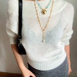 Asymmetric Aquamarine Heart Pendant Necklace - floysun