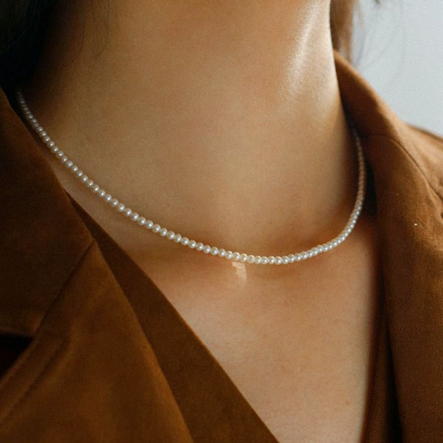 Aurora AK 2.5 - 3mm Freshwater Pearls Necklace - floysun