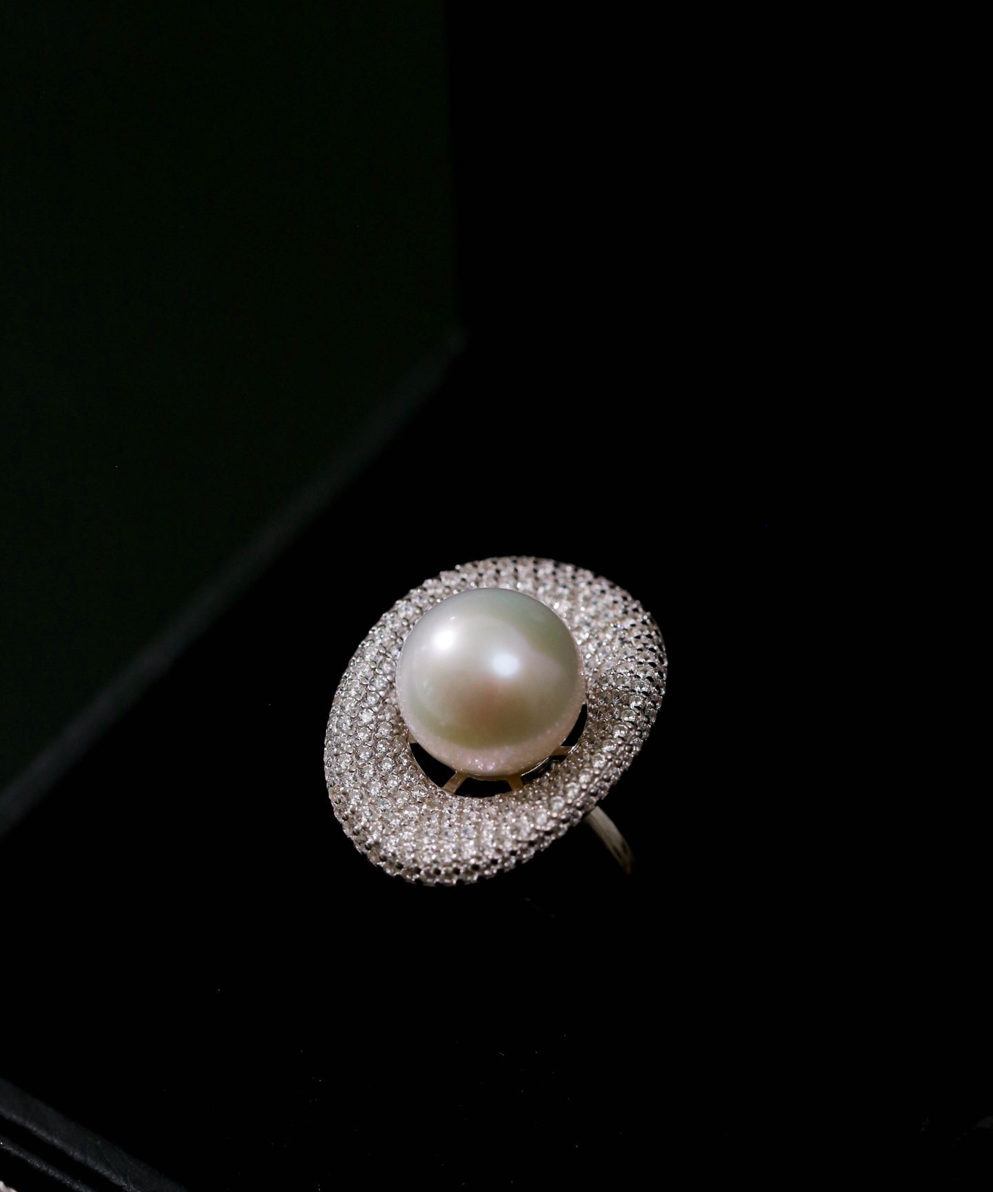 Aurora Edison Pearl Adjustable Ring - floysun