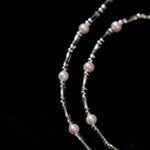Aurora Freshwater Pearl Bamboo - Link Necklace - floysun