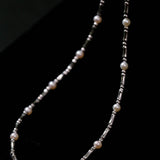 Aurora Freshwater Pearl Bamboo - Link Necklace - floysun