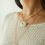 Auspicious Elephant Collection White Jade Elephant Pendant Chian Necklace - floysun