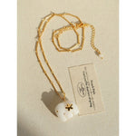 Auspicious Elephant Collection White Jade Elephant Pendant Chian Necklace - floysun