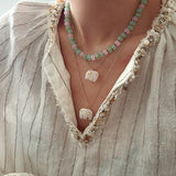 Auspicious Elephant Collection White Jade Elephant Pendant Chian Necklace - floysun