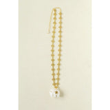 Auspicious Elephant Collection White Jade Elephant Pendant Chian Necklace - floysun