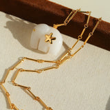 Auspicious Elephant Collection White Jade Elephant Pendant Chian Necklace - floysun