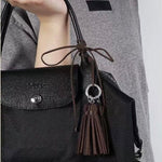 Autumn Suede Tassel Convertible Long Necklace - floysun