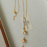 Lily of the Valley Pearl Y Necklace