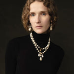 Balanced Baroque Pearl Drop Earrings - floysun