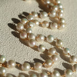Balanced Baroque Pearl Long Necklace - floysun