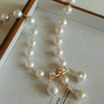 Balanced Baroque Pearl Long Necklace - floysun