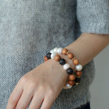 Barbie Sandalwood & Ebony Pearl Bracelet - floysun