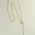 Baroque Pearl Chain Y - Necklace – Multi - Way Wear - floysun