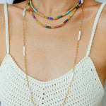 Baroque Pearl Chain Y - Necklace – Multi - Way Wear - floysun