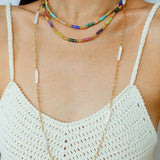 Baroque Pearl Chain Y - Necklace – Multi - Way Wear - floysun