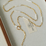 Baroque Pearl Chain Y - Necklace – Multi - Way Wear - floysun