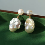 Baroque Pearl Drop Earrings - floysun