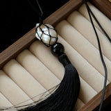 Baroque Pearl Net Tassel Necklace - floysun