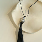 Baroque Pearl Net Tassel Necklace - floysun