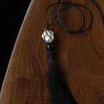 Baroque Pearl Net Tassel Necklace - floysun