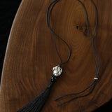 Baroque Pearl Net Tassel Necklace - floysun