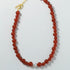 Baroque Pearl Red Onyx Necklace - floysun