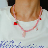 Beating Heart & Fish Beaded Necklace - floysun