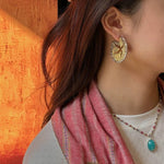 Bird Motif Hoop Earrings - floysun