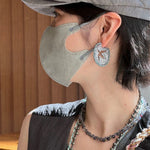 Bird Motif Hoop Earrings - floysun