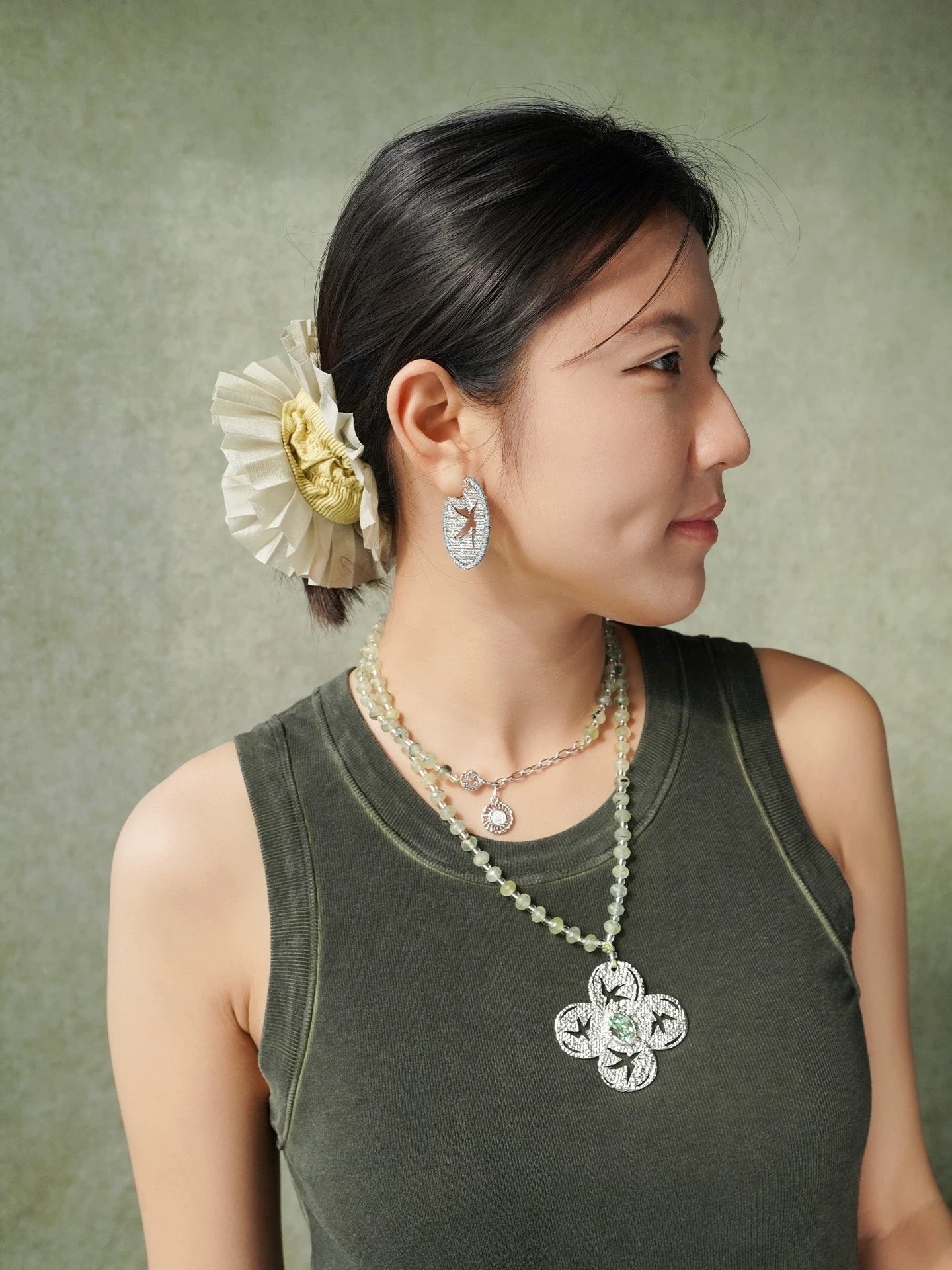 Bird Motif Hoop Earrings - floysun