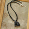 Black Ebony Horse Head Beaded Necklace - floysun