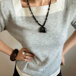 Black Ebony Horse Head Beaded Necklace - floysun