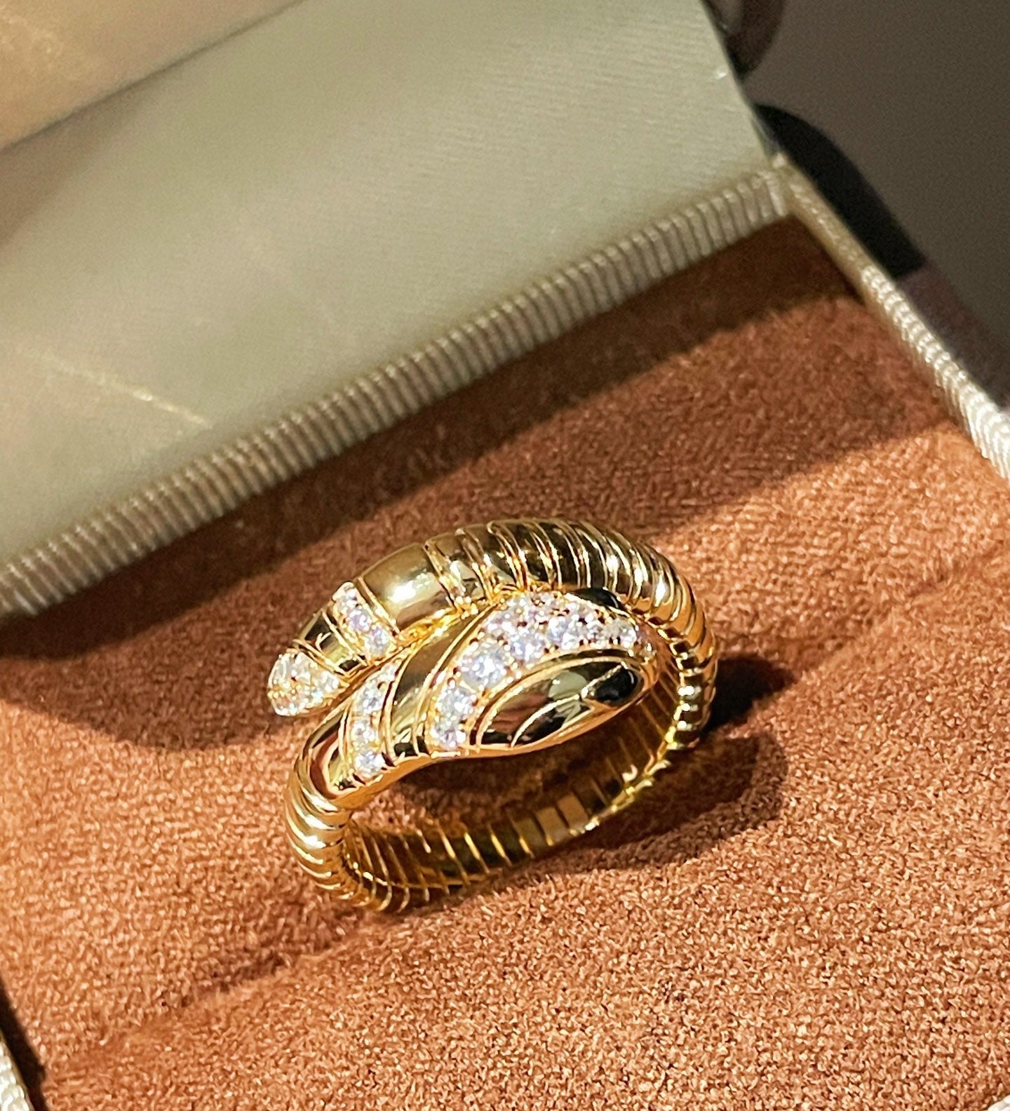 Black - Eyed Serpent Ring - floysun